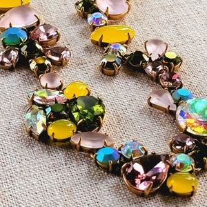 J. Crew Lilac Frost Statement Necklace
